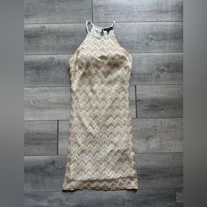 Body-con Sequence Dress With Bra Padding Juniors Size 7